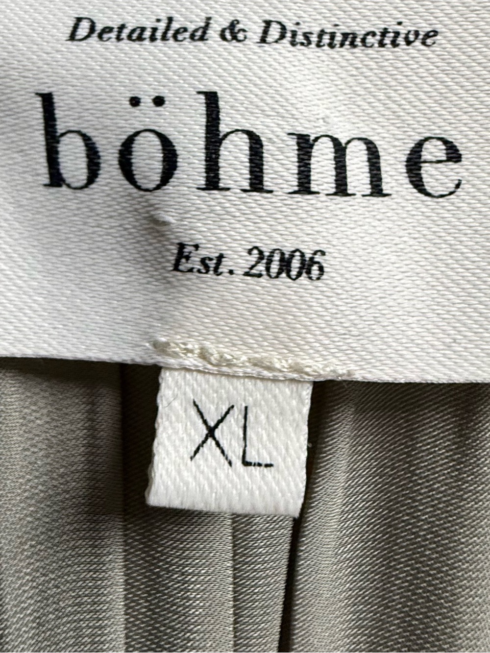 Like New (Worn Once) bohme Sage/Greenish/Gray Ruffle Boho Dress Women’s XL - Picture 12 of 14